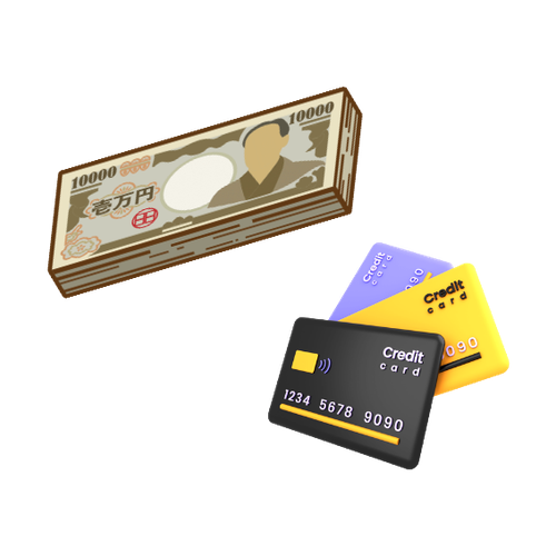 消費者金融・キャッシング・クレジットカードリボの残債を表すアイコン
