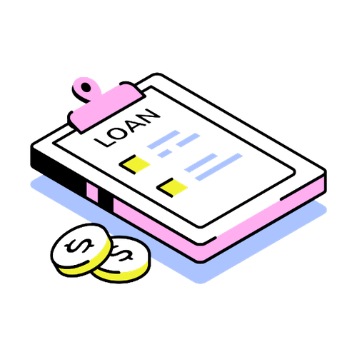 車・奨学金・携帯などのローン残債を表すアイコン