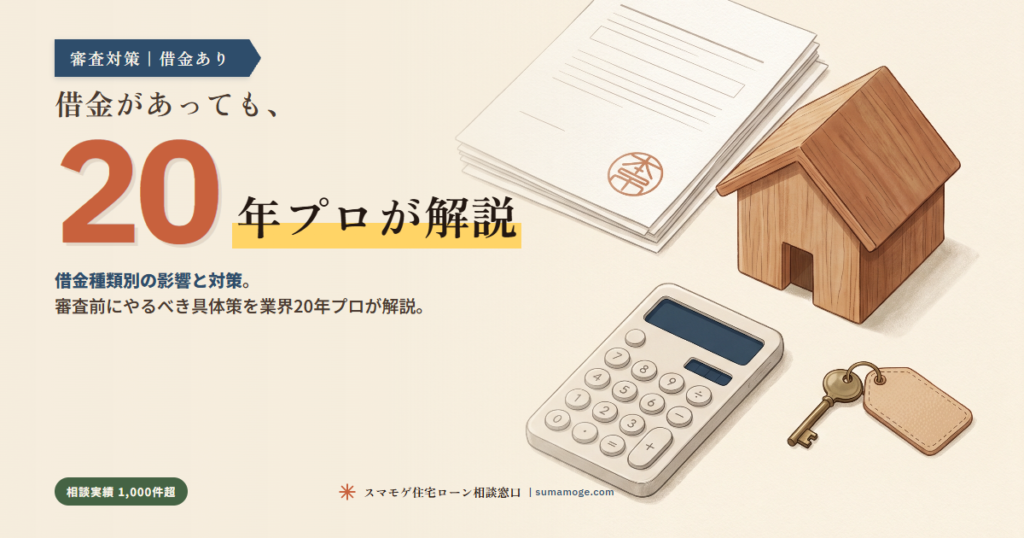 借金ありでも住宅ローン｜業界20年プロが解説｜スマモゲ住宅ローン相談窓口