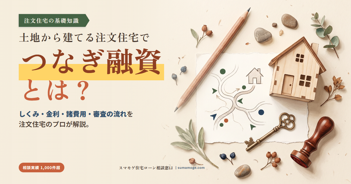 つなぎ融資とは?しくみ・金利・諸費用と審査の流れを注文住宅のプロが解説|スマモゲ住宅ローン相談窓口